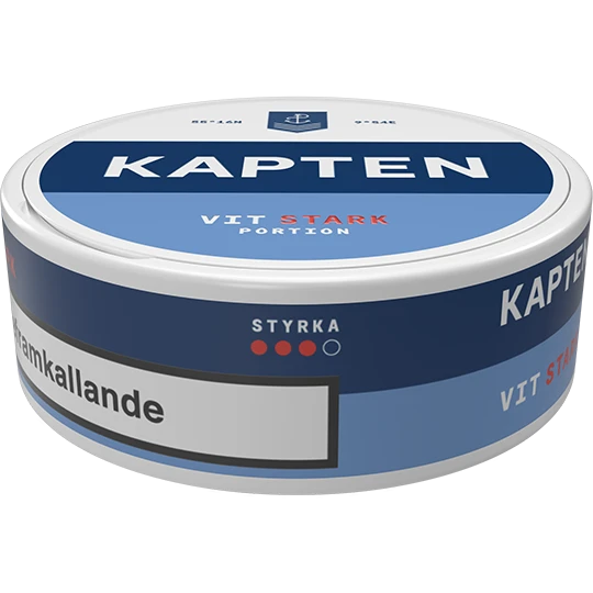 Kapten Vit Portion Stark