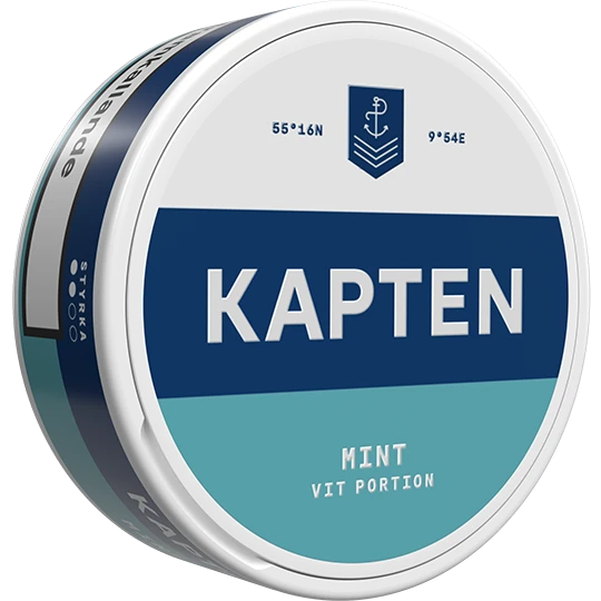 Kapten Mint Vit Portion