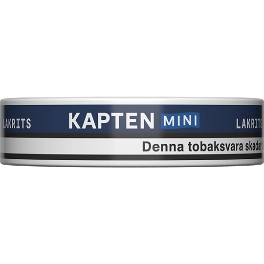 Kapten Lakrits Vit Portion Mini