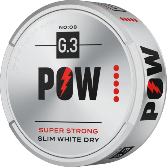 G.3 POW Slim White Dry Super Strong