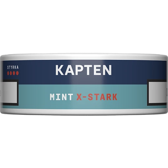 Kapten Mint Vit Portion Extra Stark