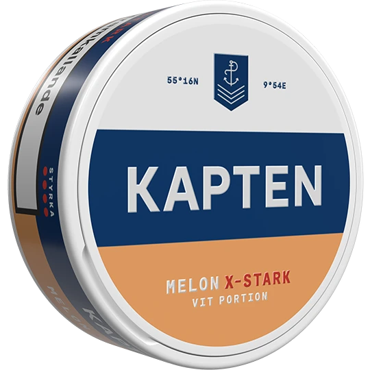 Kapten Melon Vit Portion Extra Stark