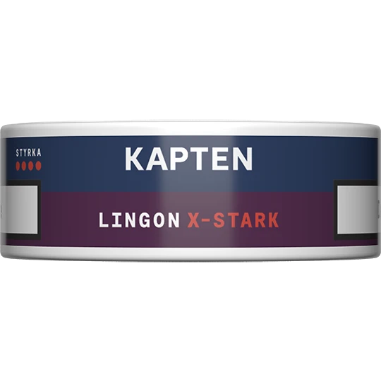 Kapten Lingon Vit Portion Extra Stark